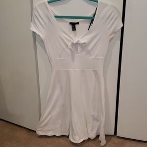 Women's white dress
